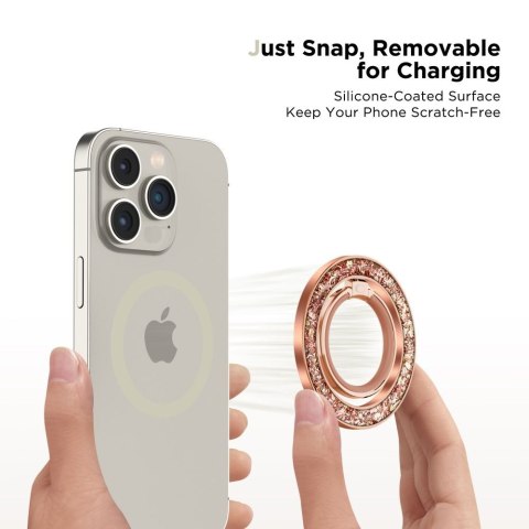 Tech-Protect MMR200 Magnetic MagSafe phone ring Różowe złoto