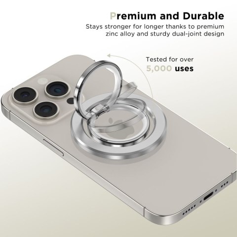 Tech-Protect MMR300 Magnetic MagSafe phone ring Srebrny