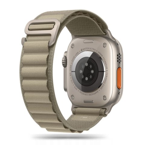 Tech-Protect Nylon Pro pasek do Apple Watch 8 / 9 / 10 / 11 / SE / Ultra (44 / 45 / 46 / 49 mm) tytanowo-oliwkowy
