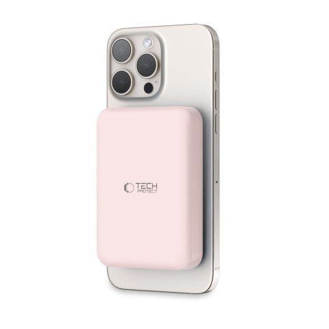 Tech-Protect PB11 LifeMag MagSafe power bank 10000mAh różowy