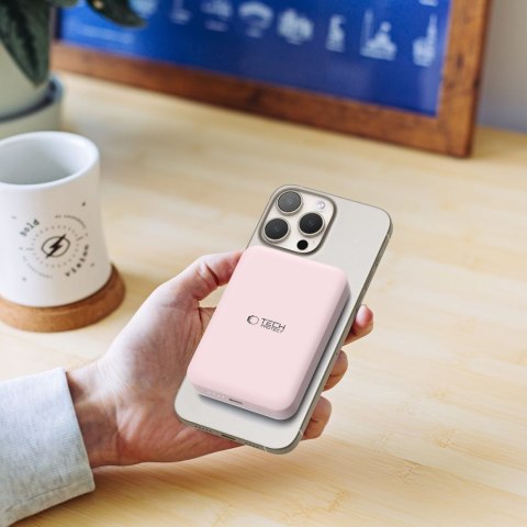 Tech-Protect PB11 LifeMag MagSafe power bank 10000mAh różowy