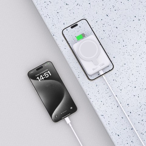 Tech-Protect PB11 LifeMag MagSafe power bank 10000mAh biały