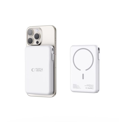 Tech-Protect PB31 LifeMag MagSafe power bank 10000mAh biały