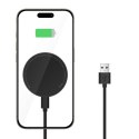 Tech-Protect Qi15W-A33 magnetyczna Ładowarka bezprzewodowa MagSafe czarny