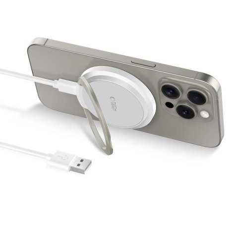 Tech-Protect Qi15W-A33 magnetyczna Ładowarka bezprzewodowa MagSafe biały