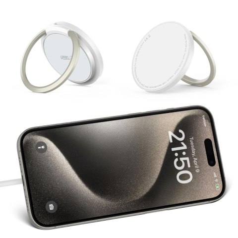 Tech-Protect Qi15W-A33 magnetyczna Ładowarka bezprzewodowa MagSafe biały