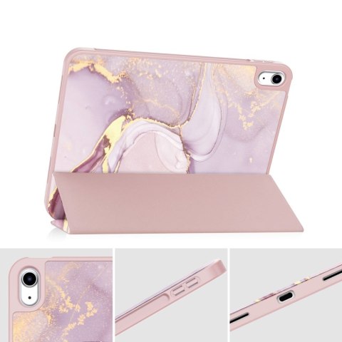 Etui do iPad 10.9" / 11" Tech-Protect SC Pen z Miejscem na Rysik - Marmur / Marmurkowy