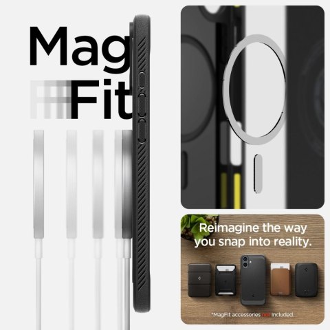 Spigen Rugged Armor Mag MagSafe iPhone 16 - Matowy Czarny