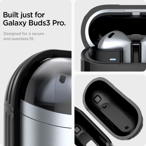 Etui Spigen Rugged Armor do Samsung Galaxy Buds 3 / 3 FE / 3 Pro Matowe Czarne