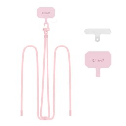 Smycz do Telefonu Tech-Protect C5S Rope Crossbody Strap - Jasnoróżowa