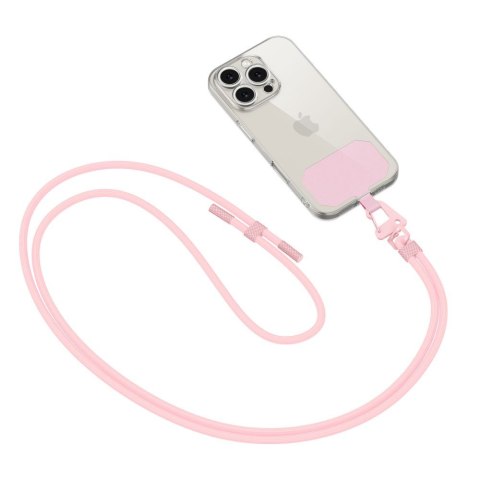 Smycz do Telefonu Tech-Protect C5S Rope Crossbody Strap - Jasnoróżowa