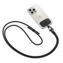 Smycz do Telefonu Tech-Protect C5S Rope Crossbody Strap - Czarna