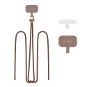 Smycz do Telefonu Tech-Protect C5S Rope Crossbody Strap - Czekoladowy Brąz