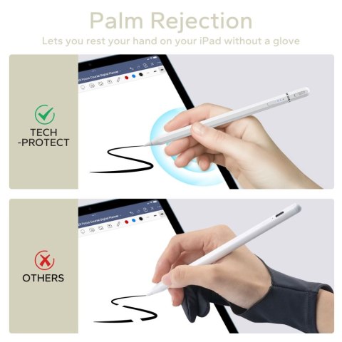 Rysik Magnetyczny do iPad Tech-Protect Digital Stylus Pen 3 - Biały