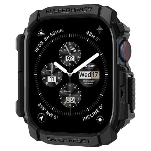 Spigen Rugged Armor Apple Watch 10 / 11 (42 mm) - Matowy Czarny