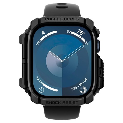Spigen Rugged Armor Apple Watch 10 / 11 (42 mm) - Matowy Czarny