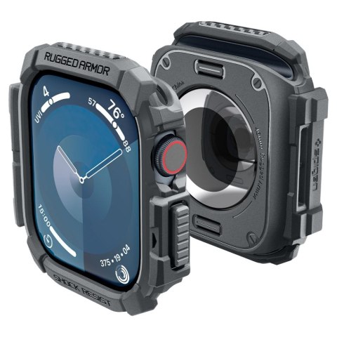 Spigen Rugged Armor Apple Watch 10 / 11 (46 mm) - Ciemnoszary