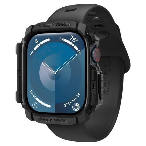 Spigen Rugged Armor Apple Watch 10 / 11 (46 mm) - Matowy Czarny