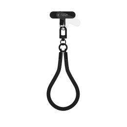 Smycz na Nadgarstek Tech-Protect C3S Rope Wrist Strap - Czarno-Czarna