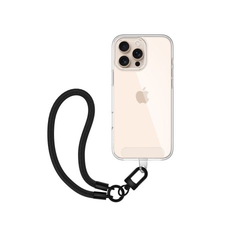 Smycz na Nadgarstek Tech-Protect C3S Rope Wrist Strap - Czarno-Czarna