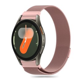 Tech-Protect Milaneseband Samsung Galaxy Watch 4 / 5 / 5 Pro / 6 / 7 / FE Różowe złoto