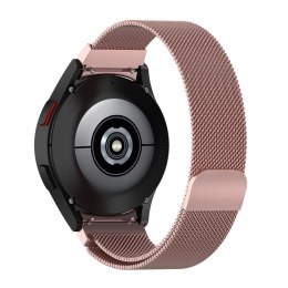 Tech-Protect Milaneseband Samsung Galaxy Watch 4 / 5 / 5 Pro / 6 / 7 / FE Różowe złoto