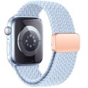 Tech-Protect Nylonmag pasek do Apple Watch 8 / 9 / 10 / 11 / SE (40 / 41 / 42 mm) błękitny