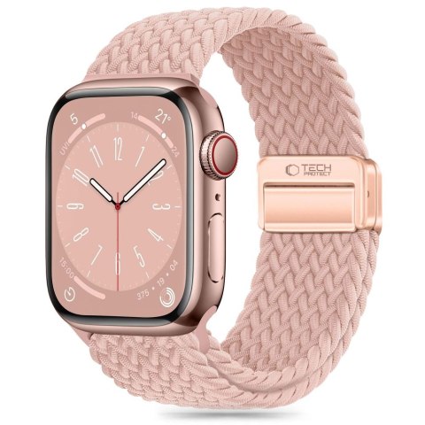 Tech-Protect Nylonmag pasek do Apple Watch 8 / 9 / 10 / 11 / SE / Ultra (44 / 45 / 46 / 49 mm) dusty rose