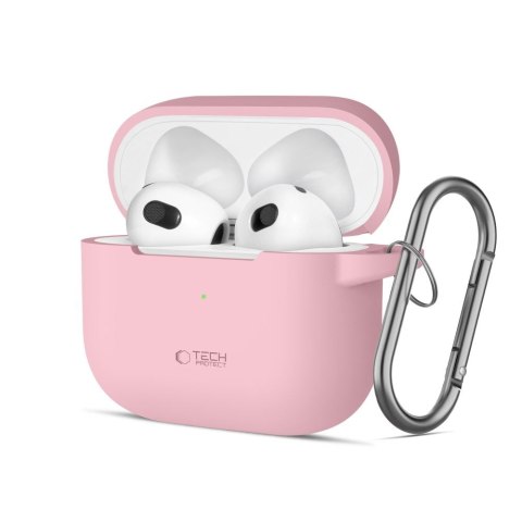 Tech-Protect Silicone Hook etui do Apple AirPods 3 brudny róż