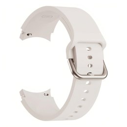 Tech-Protect Silicone pasek do Samsung Galaxy Watch 4 / 5 / 5 Pro / 6 / 7 / FE jasny beż