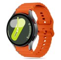 Tech-Protect Silicone Sport pasek do Samsung Galaxy Watch 4 / 5 / 5 Pro / 6 / 7 / FE pomarańczowy