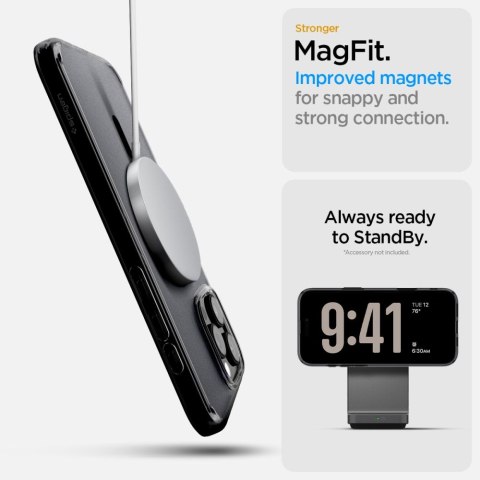 Spigen Ultra Hybrid 'T' Mag MagSafe iPhone 16 Pro - Mro?ony Czarny