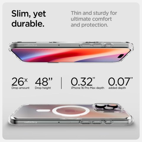 Spigen Ultra Hybrid 'T' Mag MagSafe iPhone 16 Pro - Biały