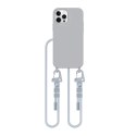 Etui ze Sznurkiem Tech-Protect MagNecklace MagSafe do iPhone 16 Pro - Kredowy Szary