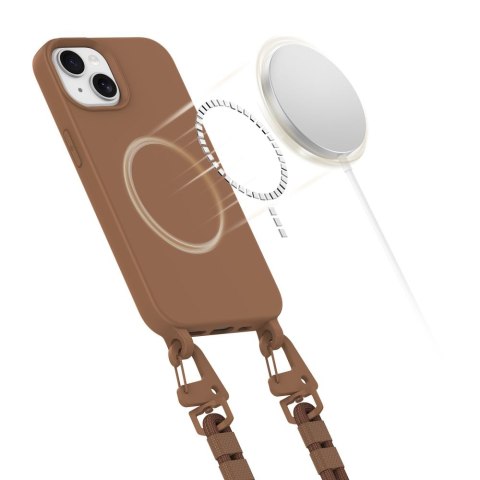Tech-Protect MagNecklace MagSafe iPhone 14 Czekoladowy bróżz