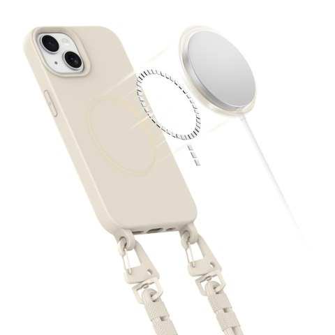 Tech-Protect MagNecklace MagSafe iPhone 14 Kosmiczne latte