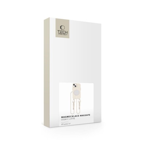 Tech-Protect MagNecklace MagSafe iPhone 14 Kosmiczne latte