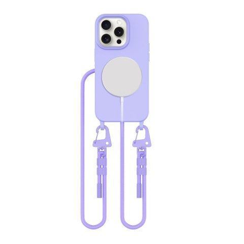 Etui ze Sznurkiem Tech-Protect MagNecklace MagSafe do iPhone 14 Pro - Lawendowe