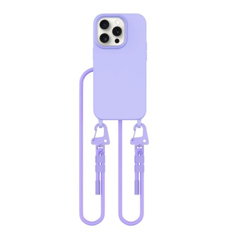 Etui ze Sznurkiem Tech-Protect MagNecklace MagSafe do iPhone 14 Pro - Lawendowe