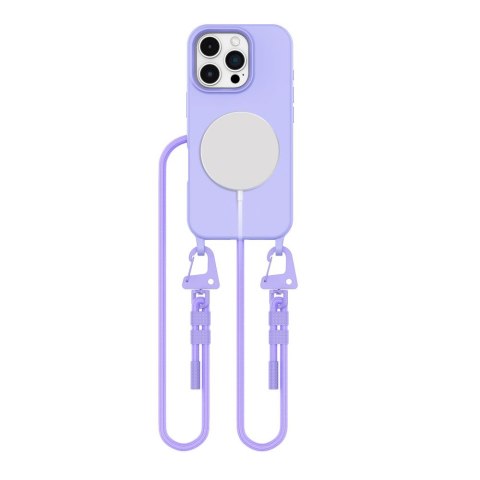 Tech-Protect MagNecklace MagSafe iPhone 16 Pro Max Lawendowy