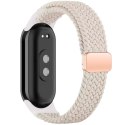 Tech-Protect Nylonmag pasek do Xiaomi Smart Band 8 / 9 / 10 / NFC jasny beż