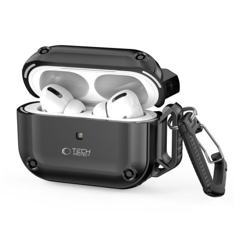Tech-Protect Rough Hook etui do Apple AirPods Pro 1 / 2 czarny