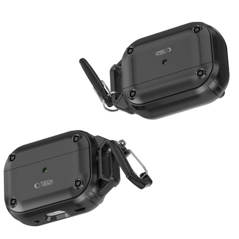 Tech-Protect Rough Hook etui do Apple AirPods Pro 1 / 2 czarny