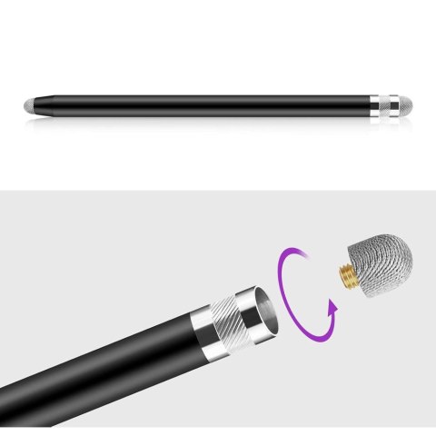 Tech-Protect USP100 Rysik Dotykowy z 4 końcówkami Czarny