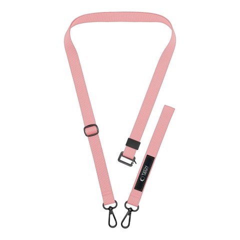 Smycz do Telefonu Tech-Protect C6S Rope Crossbody - Jasnoróżowa