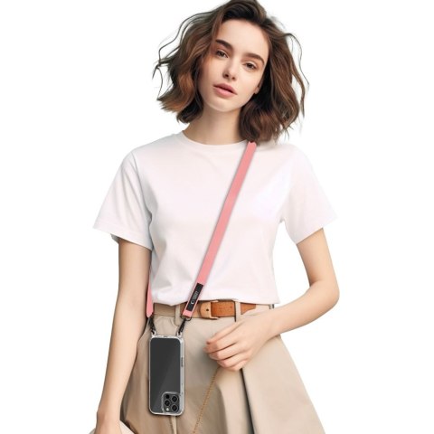 Smycz do Telefonu Tech-Protect C6S Rope Crossbody - Jasnoróżowa