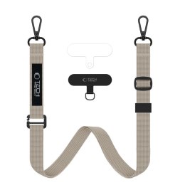 Smycz do Telefonu Tech-Protect C6S Rope Crossbody - Latte Kosmiczne