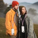 Smycz do Telefonu Tech-Protect C7S Rope Crossbody Strap - Jasnoróżowa ze Zotym