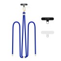 Smycz do Telefonu Tech-Protect C7S Rope Crossbody Strap - Niebieski Kobalt ze Zotym