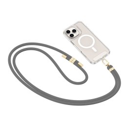Smycz do Telefonu Tech-Protect C7S Rope Crossbody Strap - Kredowoszara ze Zotym